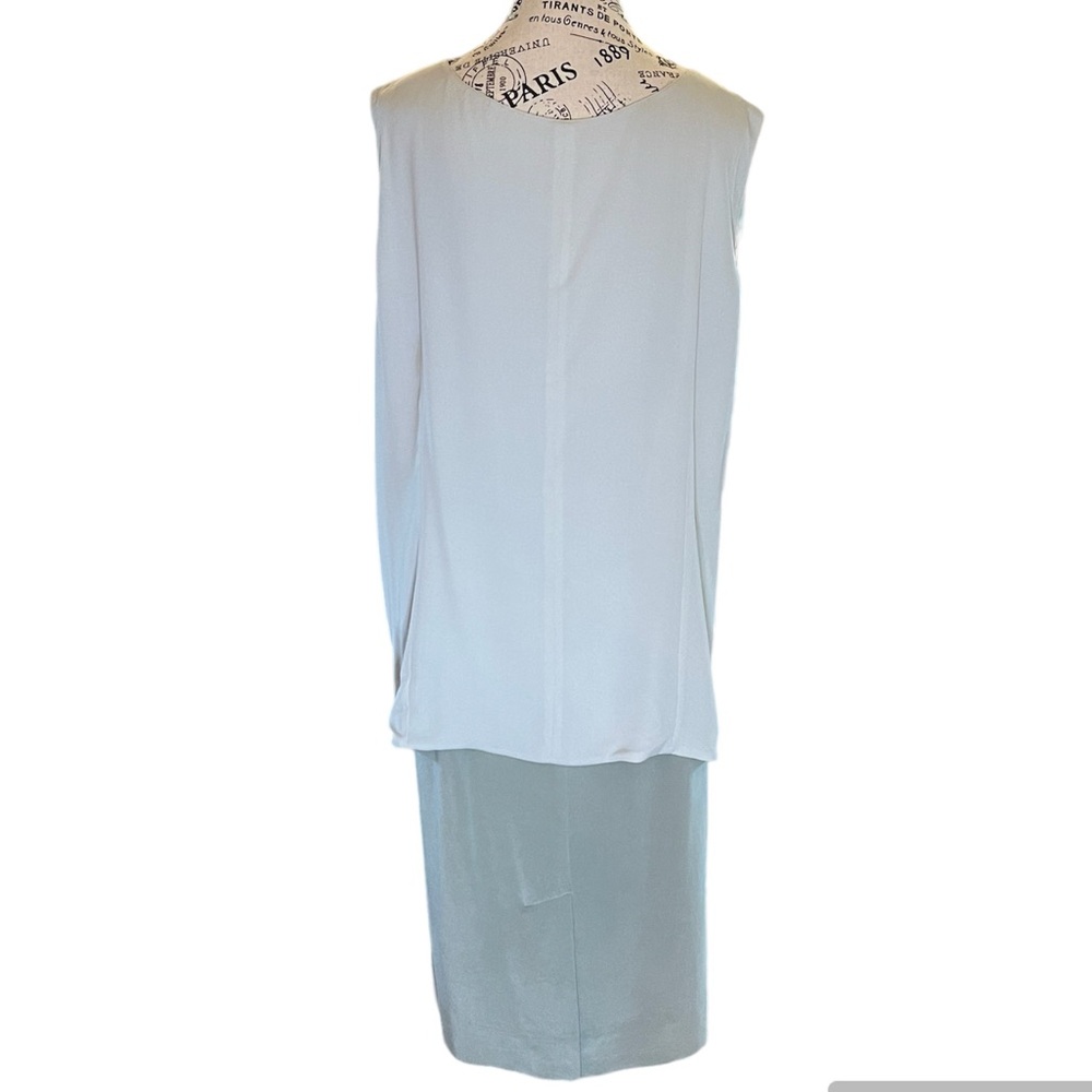 NWT Dana Buchman Sage Green 100% Silk Tank Top & Matching Skirt, Plus Size 20 - Picture 5 of 8